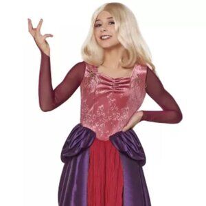 Spirit Halloween GIRLS Sarah Sanderson Hocus Pocus Dress with Cape